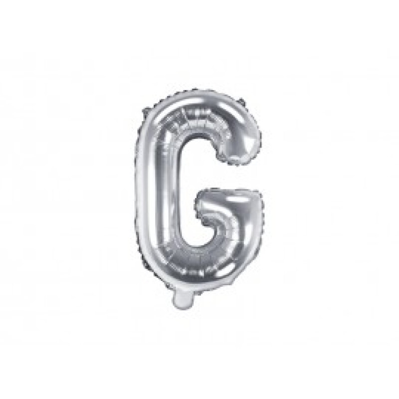 Letra Inflable Plateada G