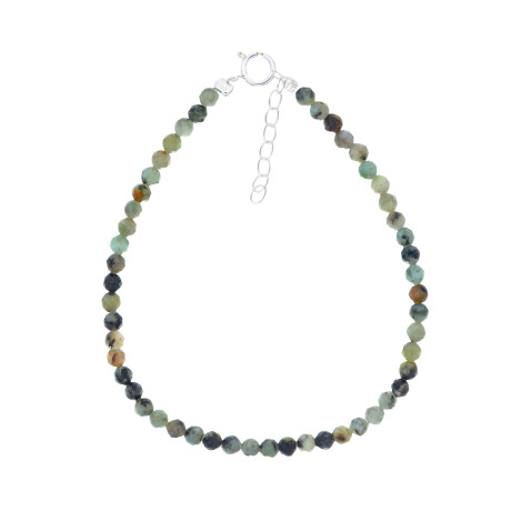 Pulsera con piedra natural y plata 925. Pulsera con piedra natural y plata 925.