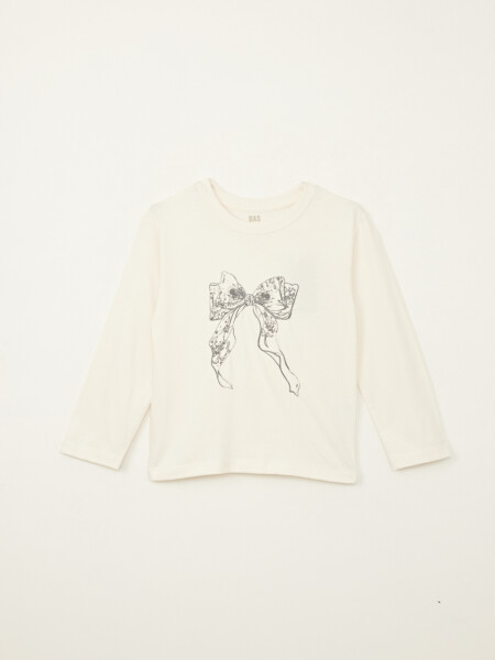 Remera bordado Blanco