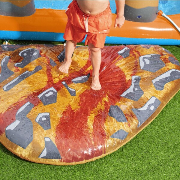 Piscina Inflable Bestway Infantil Tobogan Juegos Rociador Variante Diseño Multicolor