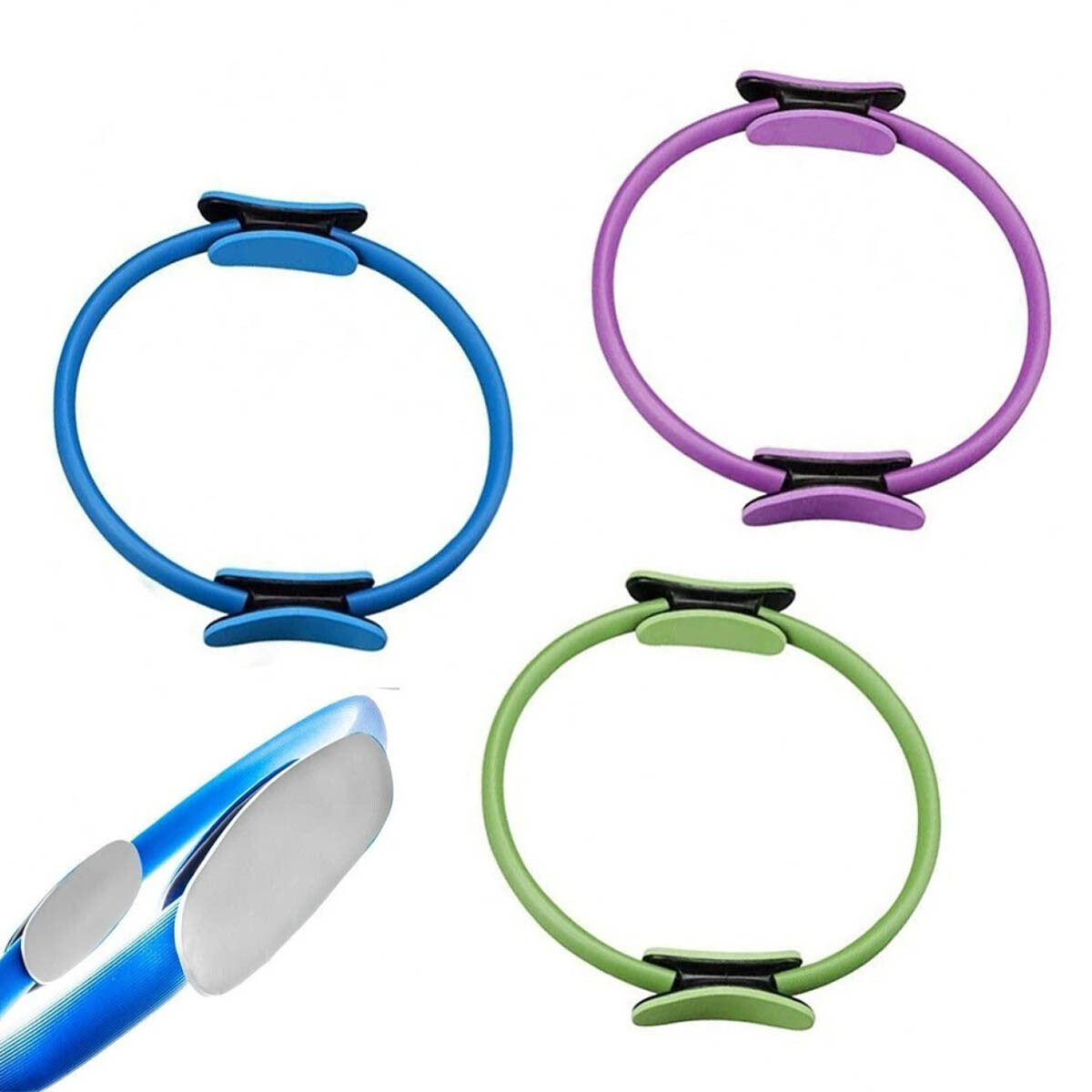 Flex Ring Áro De Pilates P/ Yoga Gimnasia Resistente - Fit002001 