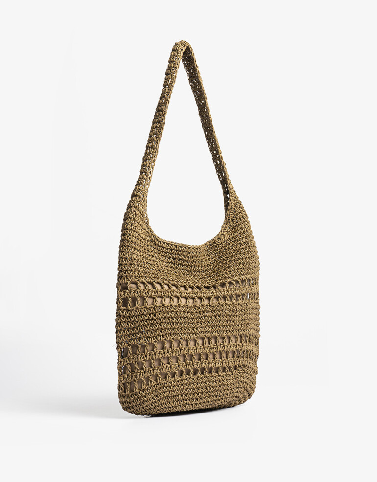 Saca Cartera Saca Tejida - Verde Medio
