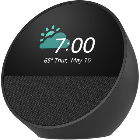 Parlante Inteligente y Reloj Amazon Echo Spot Negro 001