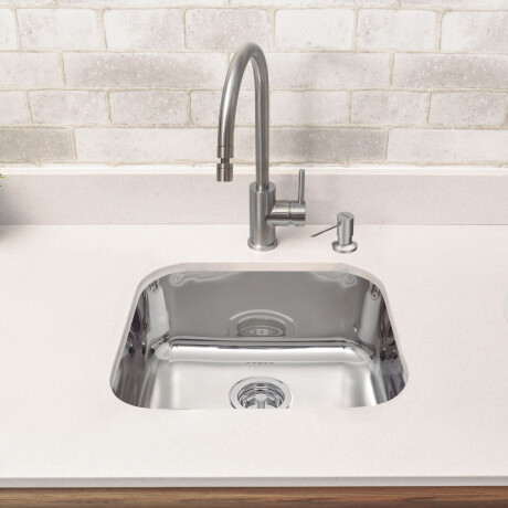 PILETA COCINA ACERO INOXIDABLE PRE PULIDA CANASTILLA 000