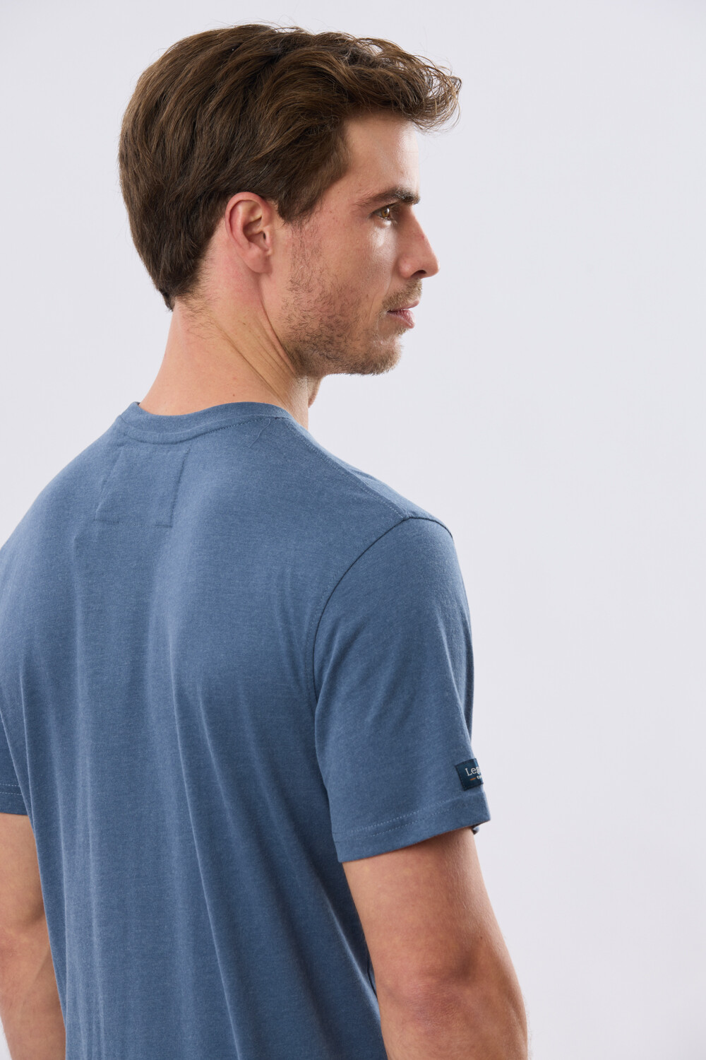 REMERA BÁSICA DE ALGODÓN Piedra