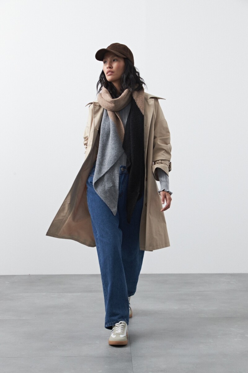 POLERA BETANIA Gris Melange