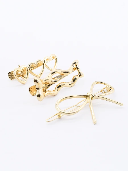 BROCHES SET X 3 DORADO