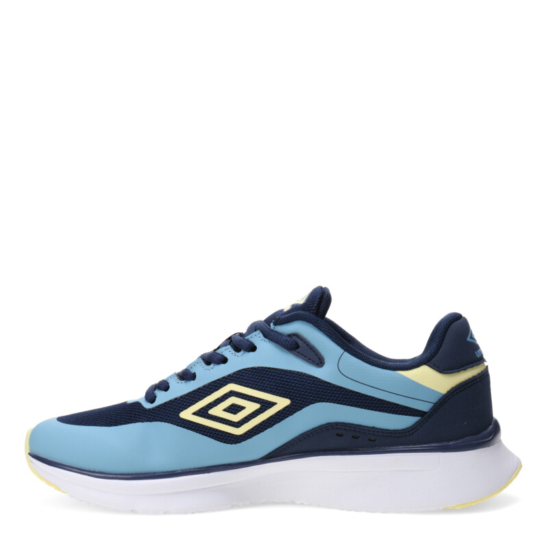 Championes de Hombre Umbro Ripley Celeste - Azul Marino - Amarillo