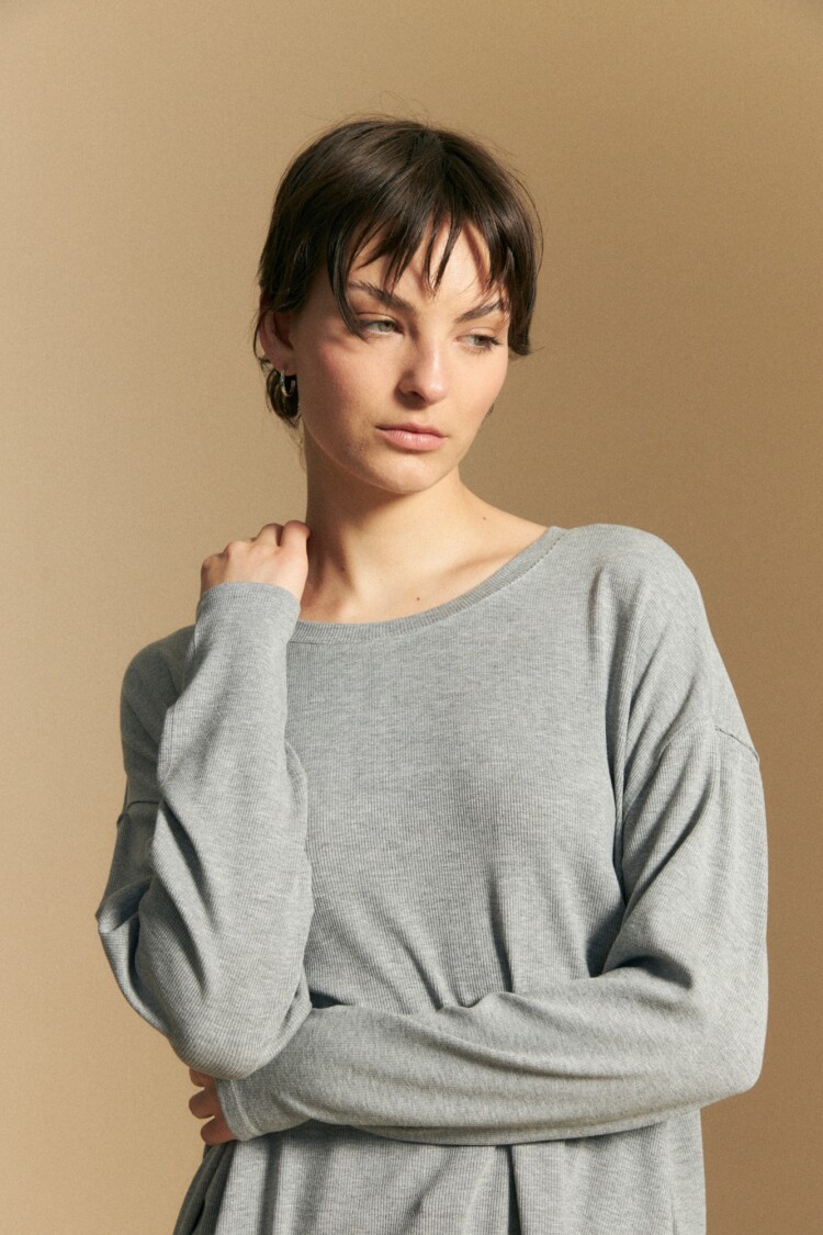 REMERA GRIFFIN Gris Melange