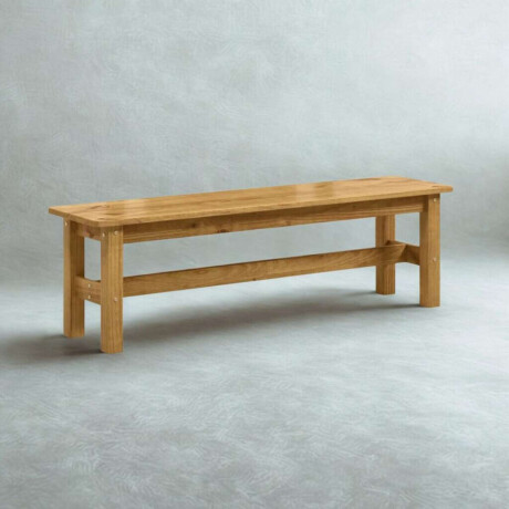 Banco de madera maciza 150 cm Mónaco