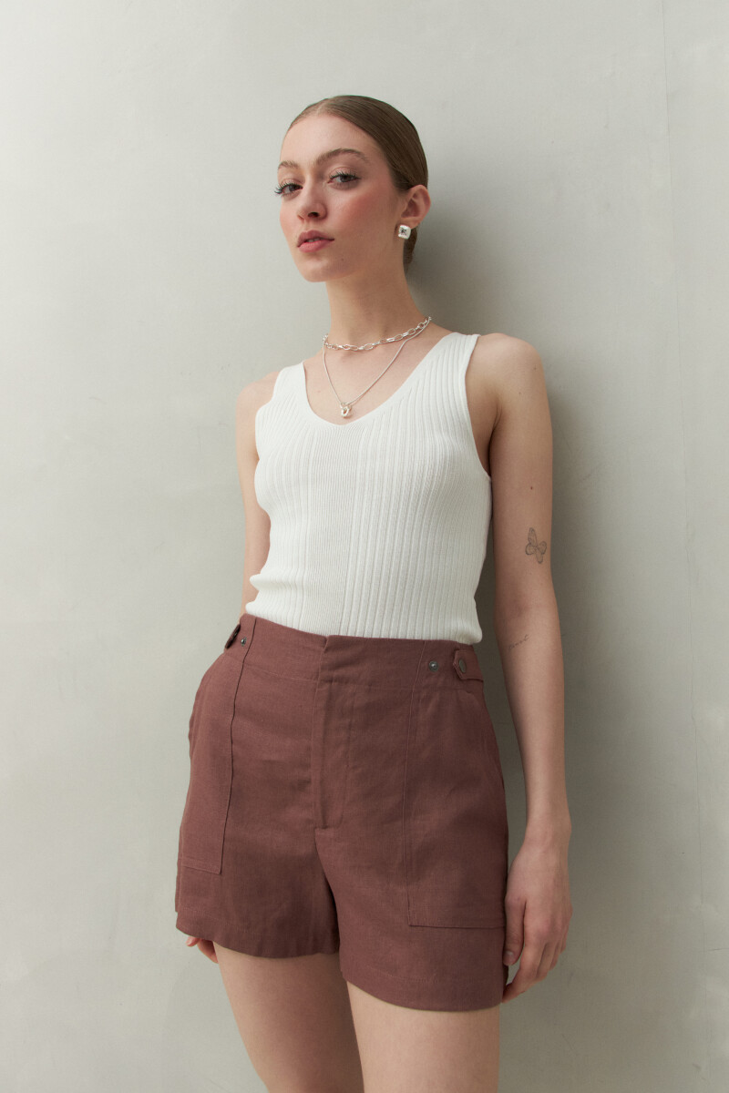 SHORT NILS Chocolate