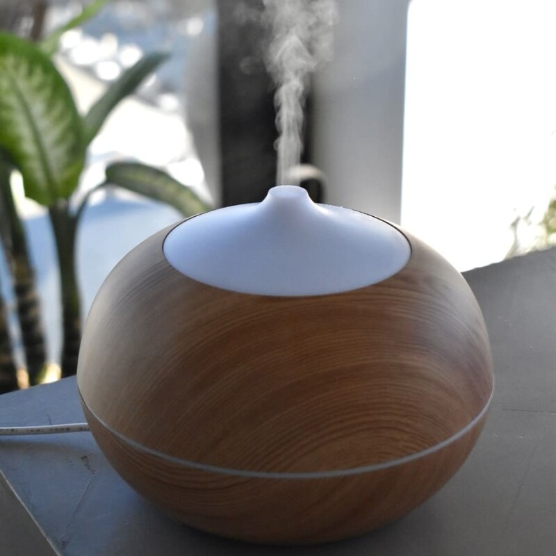 Humidificador difusor aromático de madera Humidificador difusor aromático de madera