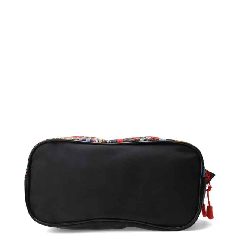 Cartuchera Hot Wheels Built For Speed Negro - Rojo