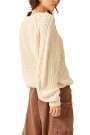 FRANKIE CABLE SWEATER Marfil
