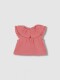 Blusa Con Jaretas Piedra