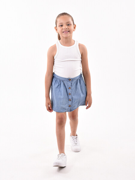 FALDA CIRA CELESTE