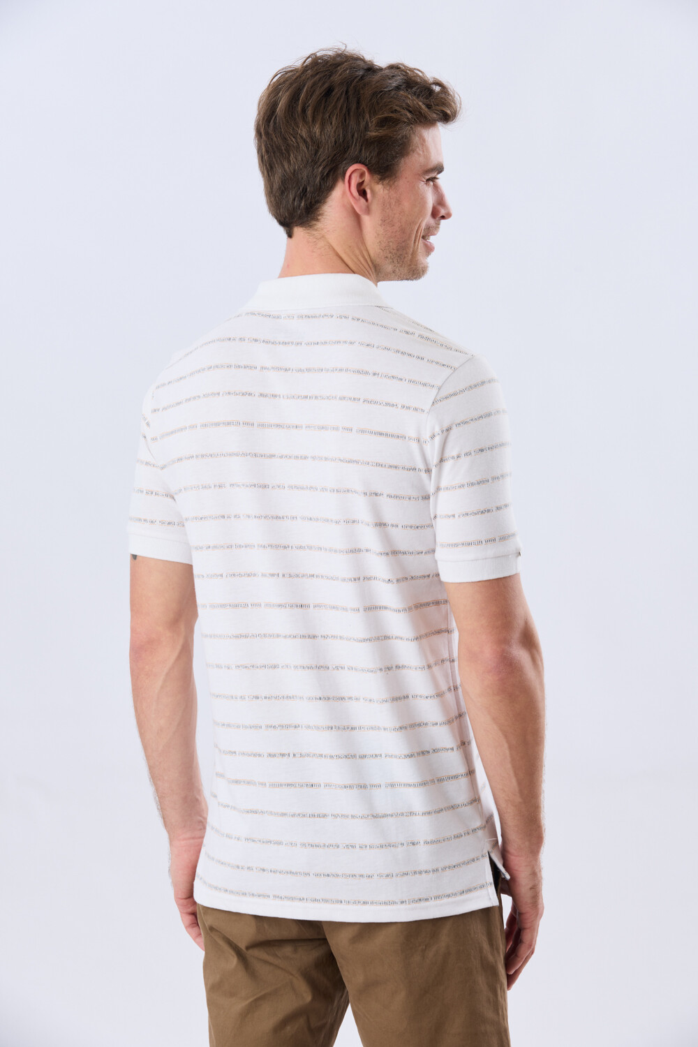 REMERA POLO ESTAMPADA Blanco
