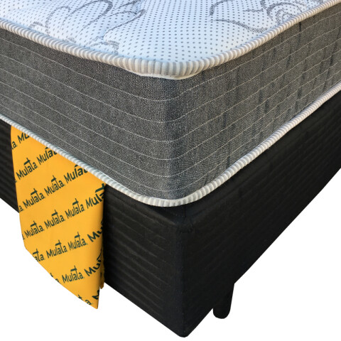 Sommier 2 Plazas Box y Colchón Mega Sueños Reversible 100% Espuma 138 x 188 x 20 cm - 130 Kg Sommier 2 Plazas Box y Colchón Mega Sueños Reversible 100% Espuma 138 x 188 x 20 cm - 130 Kg