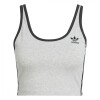 Top Adidas BRA 3S de Mujer - JX5148 Gris Claro-negro