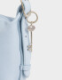Bandoleras Bandolera Celeste Con Charm - Azul Celeste