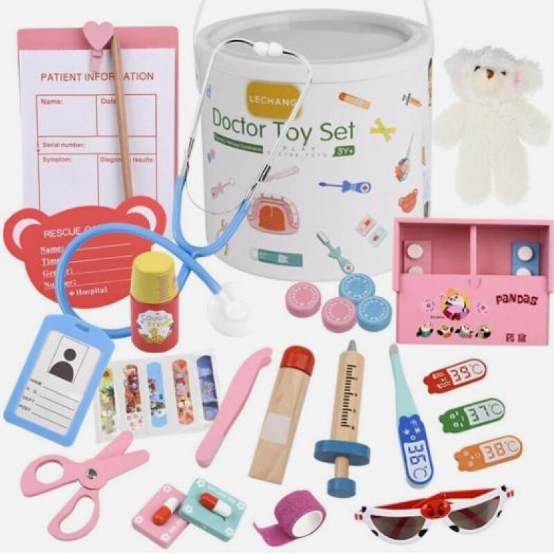 Juego Doctor y Dentista en madera Juego Doctor y Dentista en madera