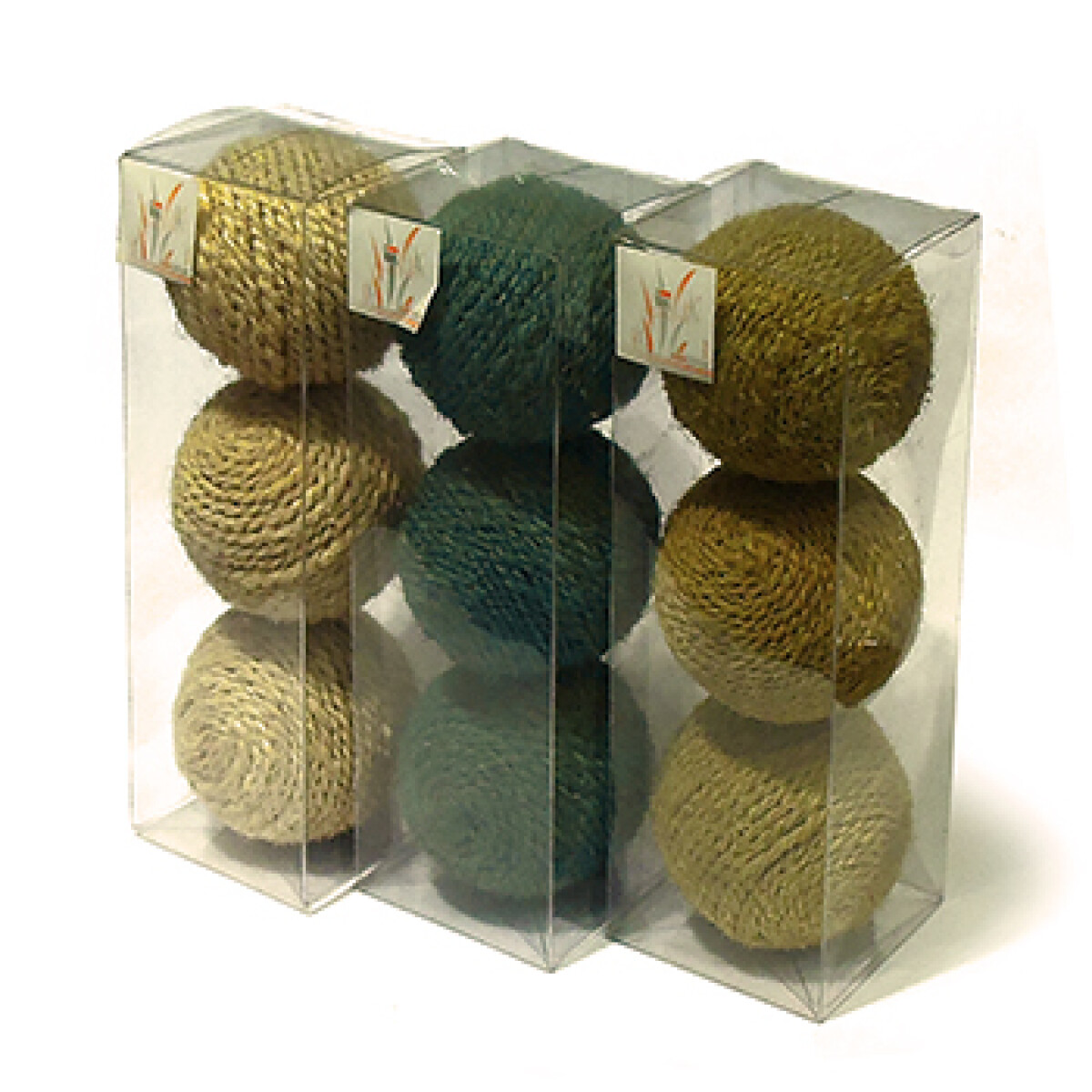 SET X3 ESFERAS DECORATIVAS D8CM DIF. COLORES SELEC 