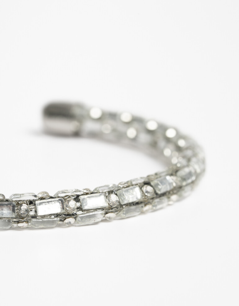 Brazaletes Strass Brazalete De Strass Night - Cristal