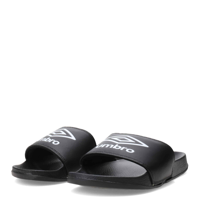 Chanclas de Hombre Umbro Locker Room Negro - Blanco