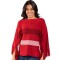 CHERRY PONCHO RED