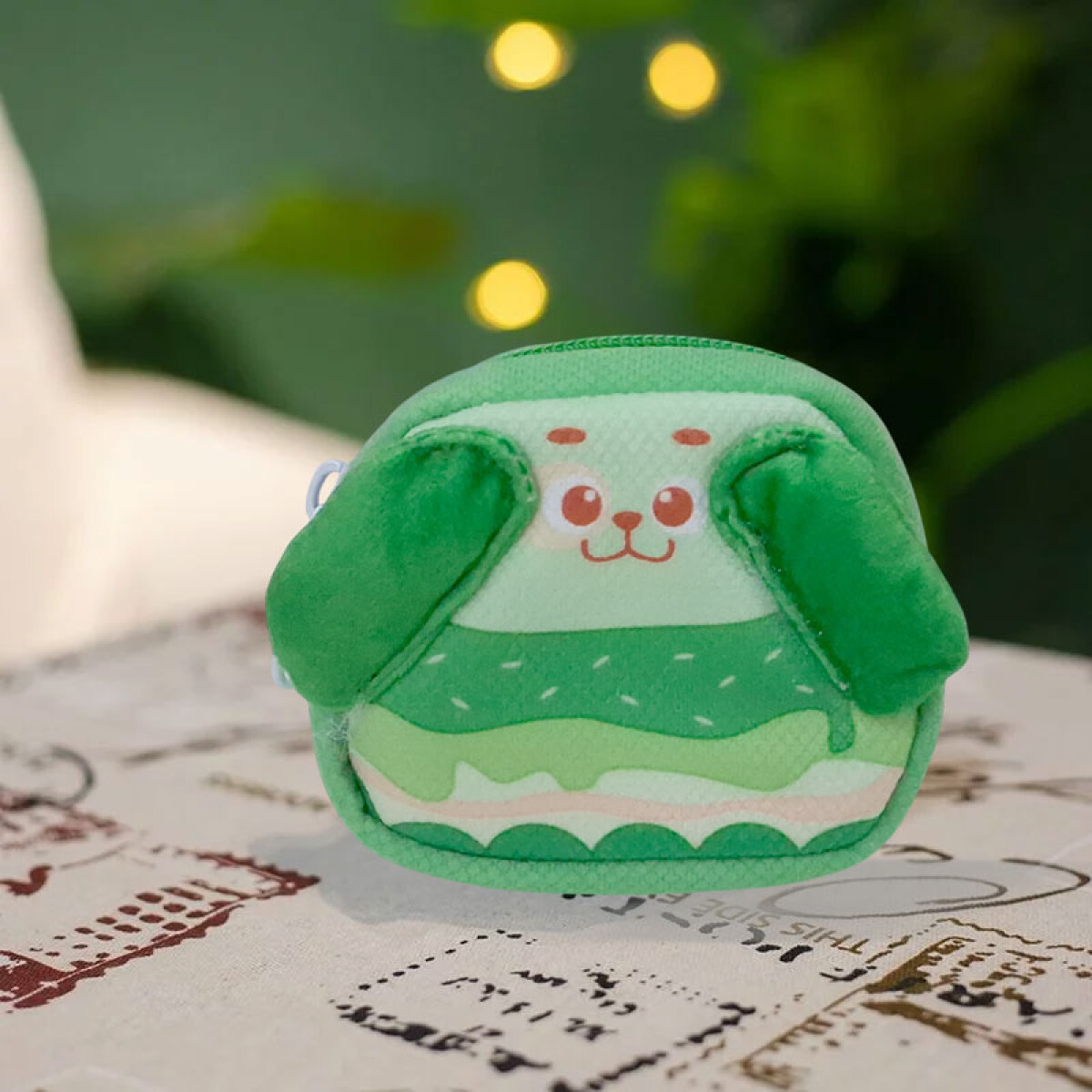 Monedero estampado verde - Monedero Estampado Verde 