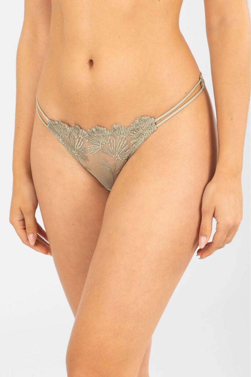 Colaless tira amarilis - Verde malva 