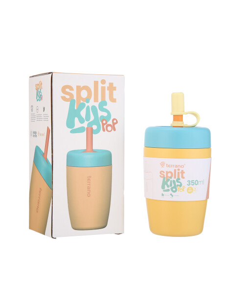 VASO SPLIT KIDS POP Mostaza