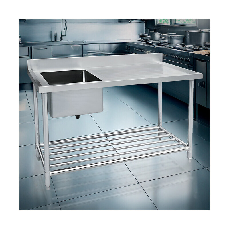 Mesa de trabajo con bacha derecha 180 cm Tokyo Mesa de trabajo con bacha derecha 180 cm Tokyo