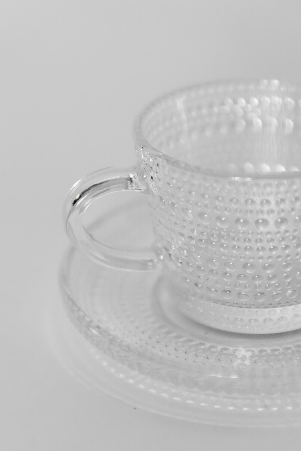 Taza Dots Con Plato Color Unico
