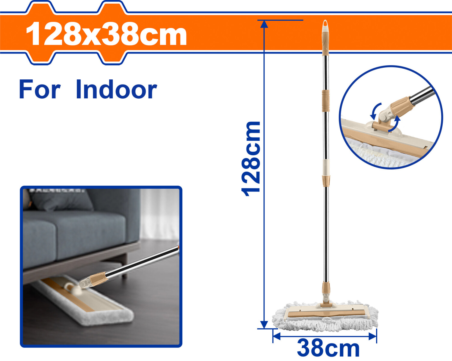 MOPA CON BALDE DE PLÁSTICO WADFOW WMPS7101 