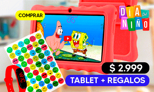 ¡Tablet + Regalos para Día del Niño!