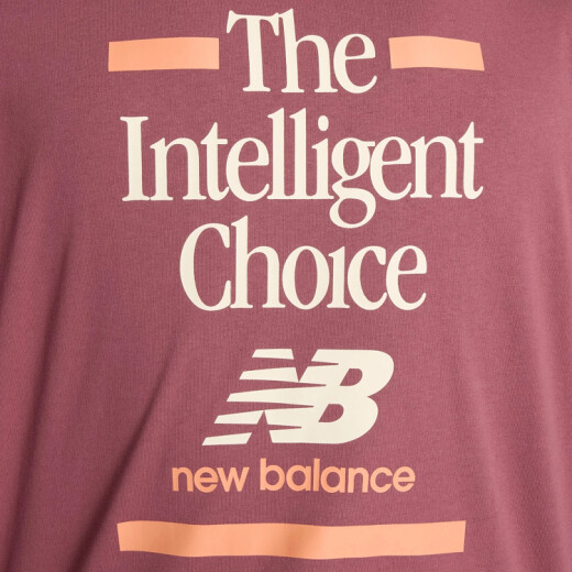 Remera New Balance Athletics Intelligent Choice - Bordó Remera New Balance Athletics Intelligent Choice - Bordó