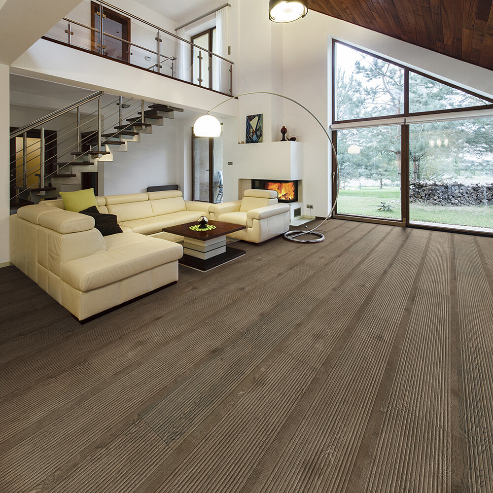 PORCELANATO MERBAU DECK CENIZA ANTIDESLIZANTE "A" 23X120 CM Porcelanato Merbau Deck Ceniza Antideslizante "a" 23x120 Cm