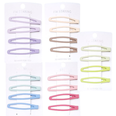 Broches pinzas de colores para el cabello 4pcs Broches Pinzas De Colores Para El Cabello 4pcs