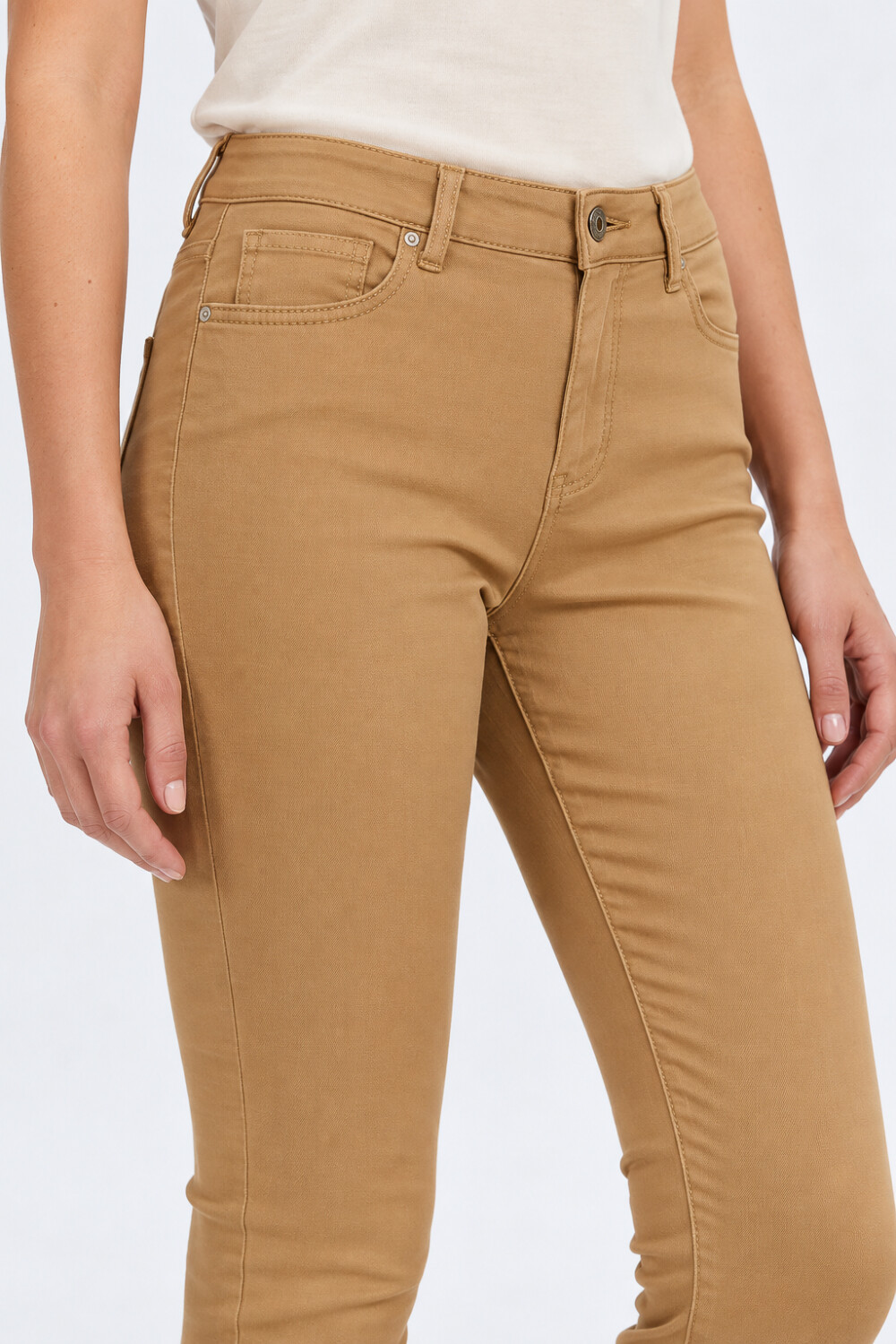 Pantalon Bardot Beige Oscuro