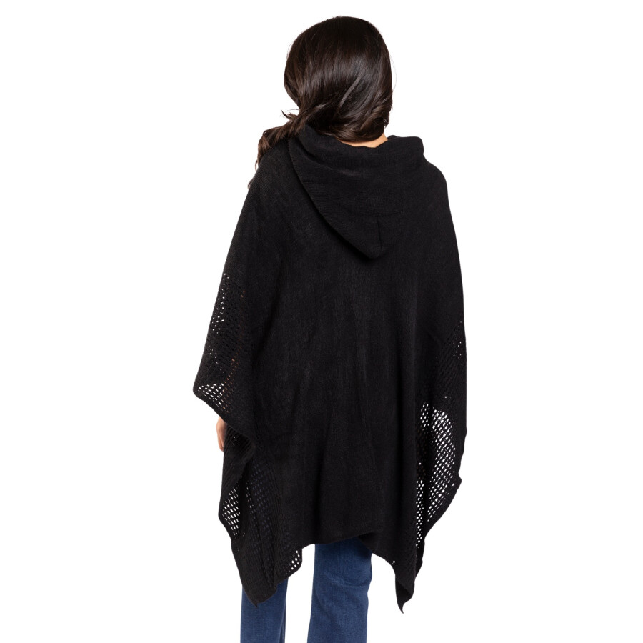 CHERRY PONCHO BLACK