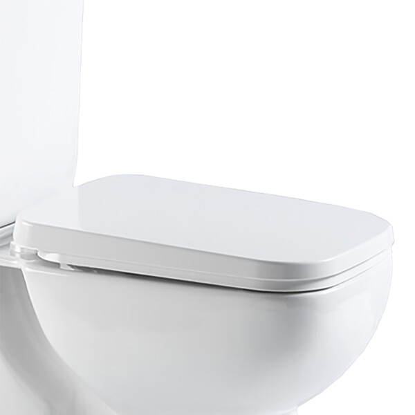 TAPA PVC PARA INODORO MODELO QUENA BLANCO / CAÍDA LENTA Tapa Pvc Para Inodoro Modelo Quena Blanco / Caída Lenta