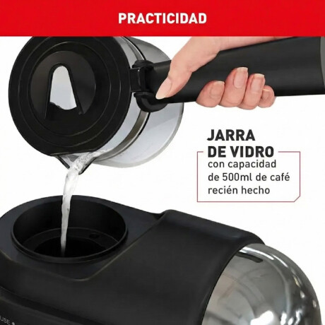 Cafetera Espresso Mini Arno | Con boquilla de vapor | Color negro. Cafetera Espresso Mini Arno | Con boquilla de vapor | Color negro.