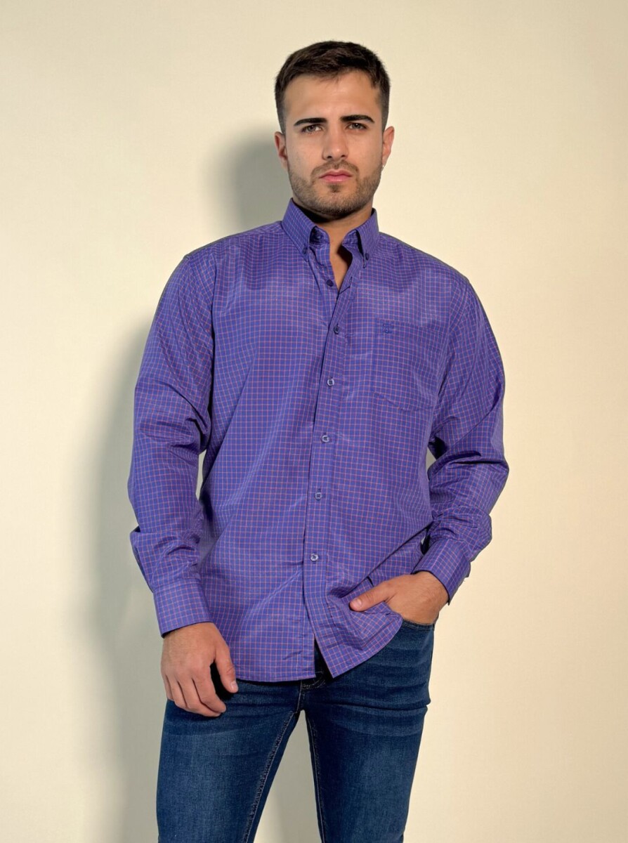 Camisa a cuadros Ares - Azul 