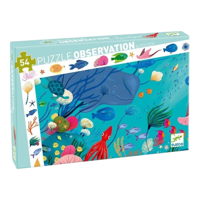 Puzzle Observación Acuático 54 Pzs Djeco Puzzle Observación Acuático 54 Pzs Djeco