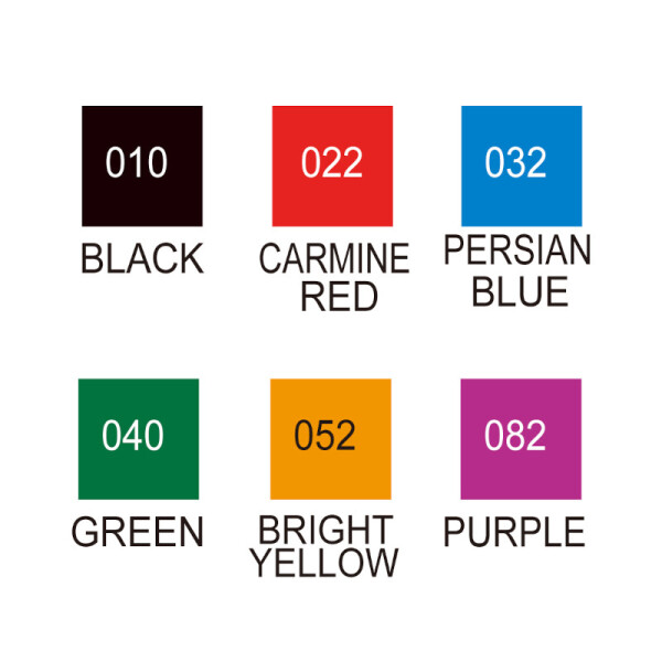 Marcadores Punta Pincel x 6 - ZIG Única