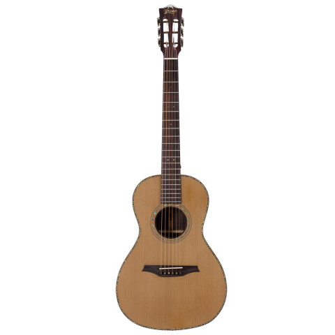 Guitarra electro acustica Bromo BAR6E natural con funda Guitarra electro acustica Bromo BAR6E natural con funda
