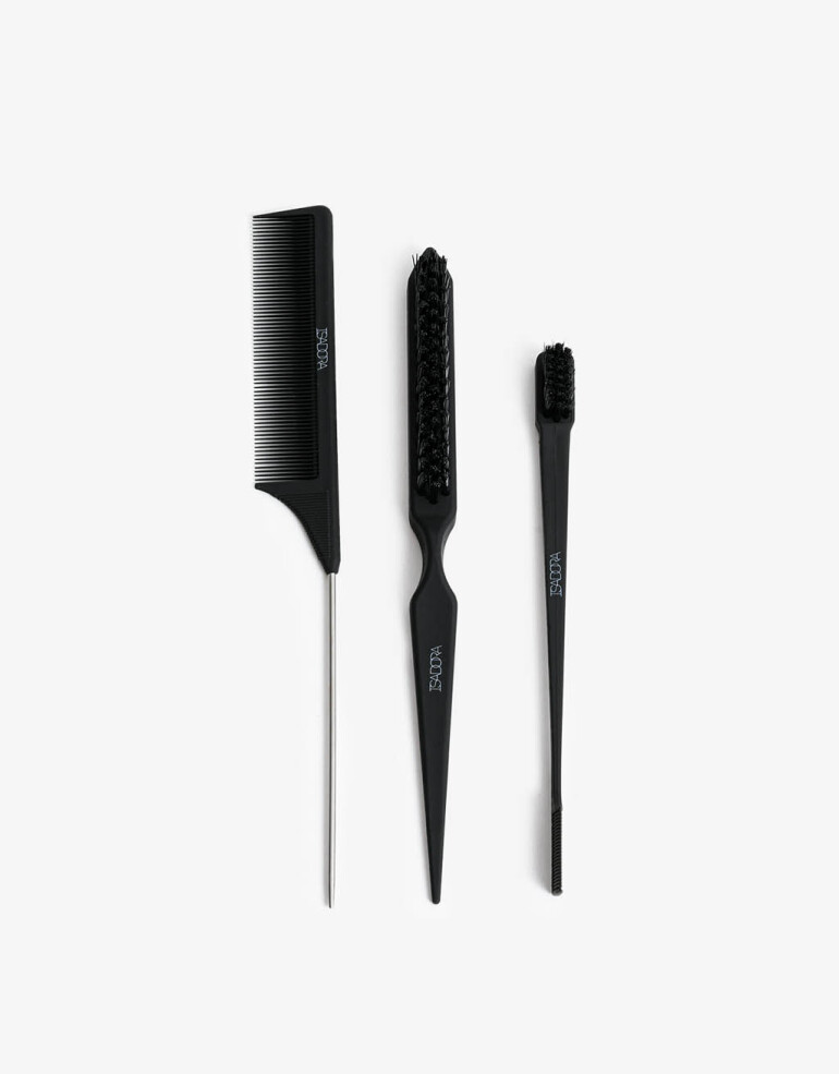 Cepillos y Peines Set Hair Expert - Negro