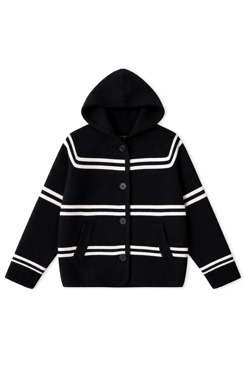 ABRIGO MARGARITA C/CAPUCHA - Azul 