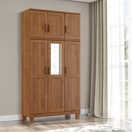 Placard Cobre 6 Puertas Con Espejo S/ Ap U